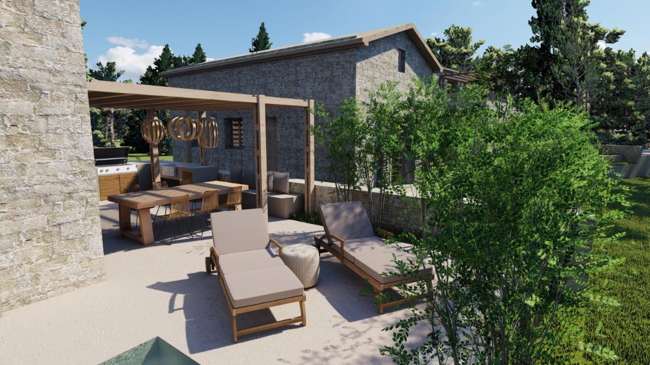 Papadria Villas - Modern Luxury Villas Near Kathisma Beach Tsoukaladhes Luaran gambar